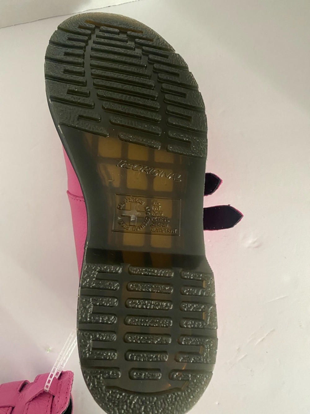 Dr. Martens Kids Hot Pink Mary Jane Double-Strap Shoes - Picture 5 of 7
